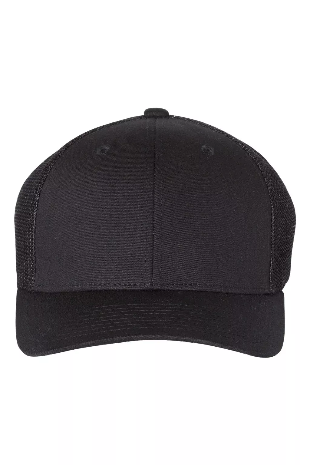 Richardson Hats Mens R-Flex Stretch Fit Trucker Hat - Black