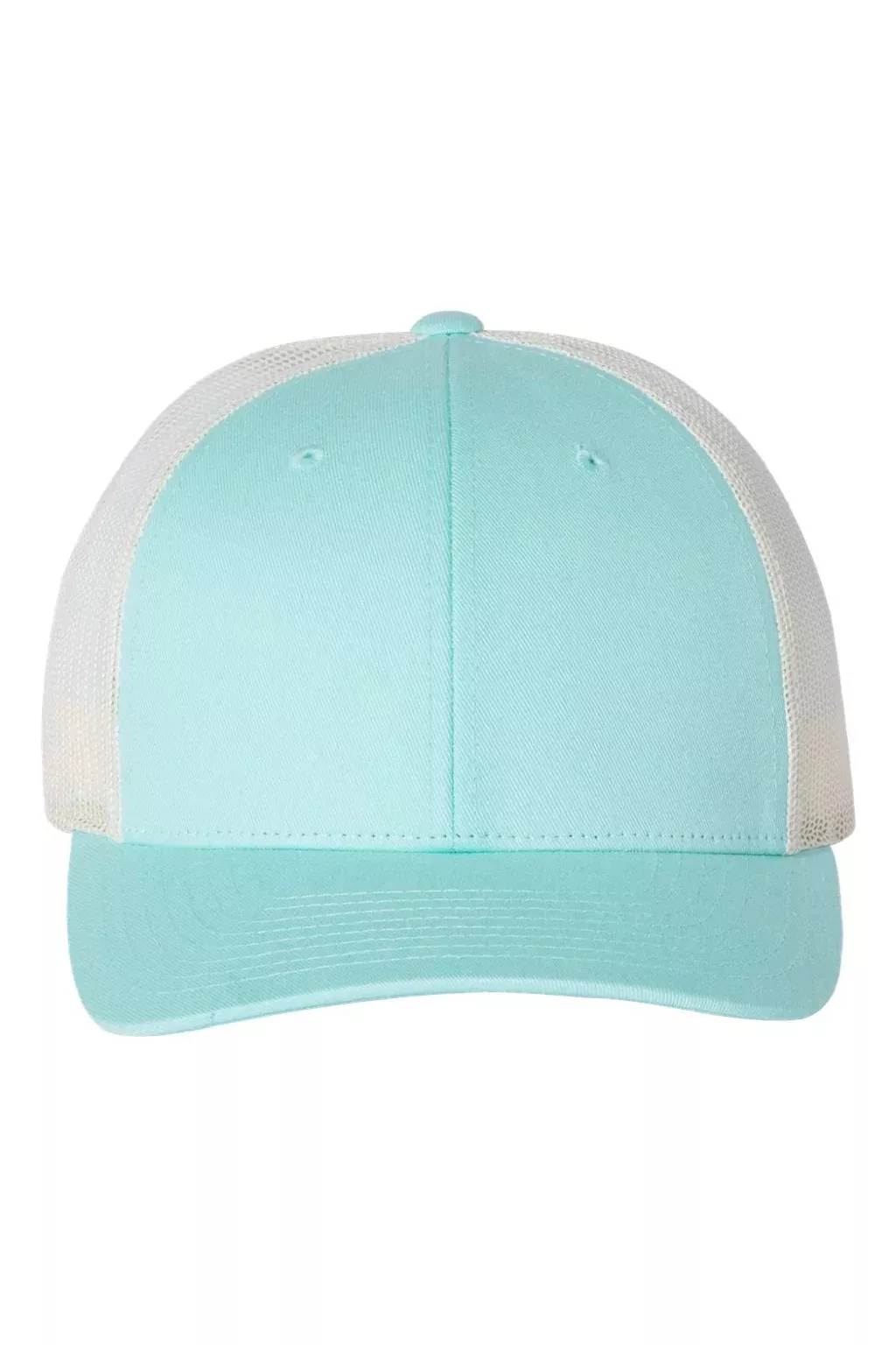 Richardson Hats Mens Snapback Trucker Hat - Aruba Blue/Birch
