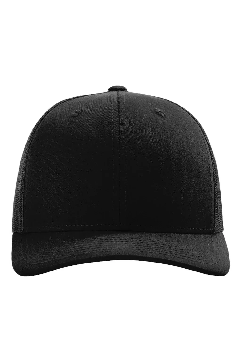 Richardson Hats Mens Sustainable Snapback Trucker Hat - Black