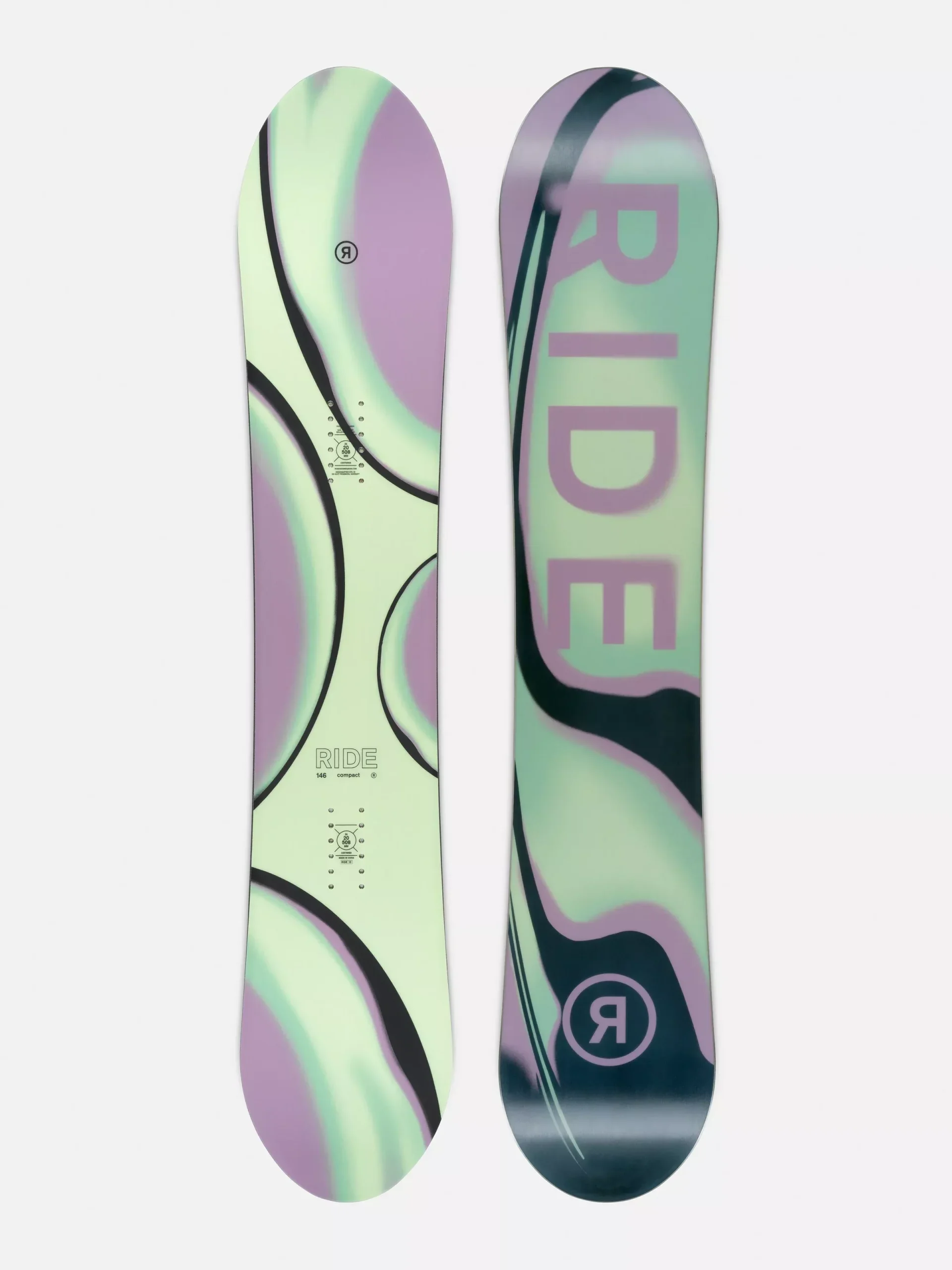 Ride Compact Snowboard 2027 - Women's Volume-Shifted All-Mountain Board for Effortless Float & Control