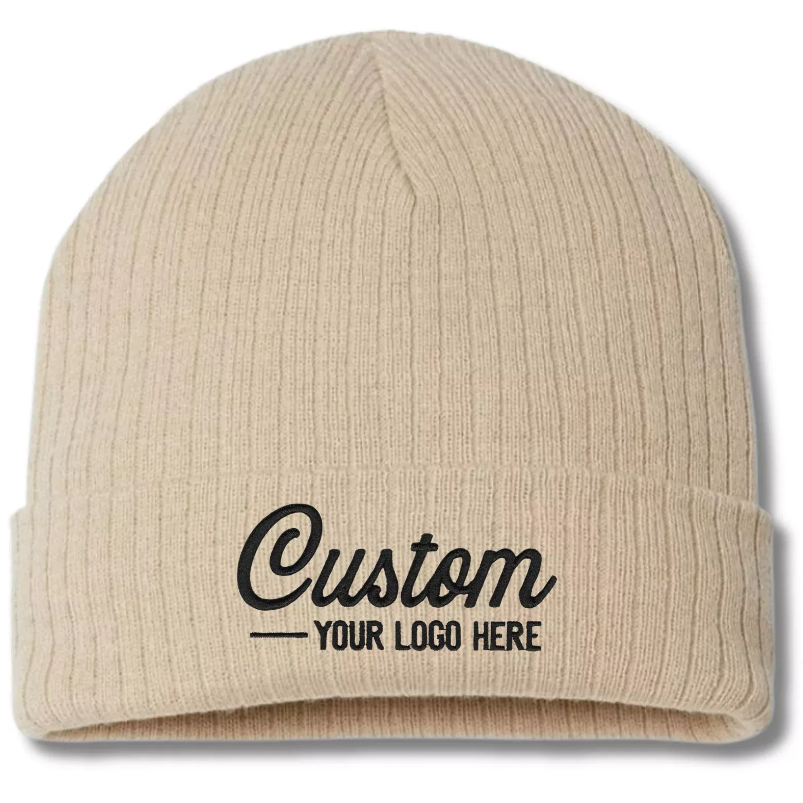 RIO – Custom Recycled Rib Knit Beanie