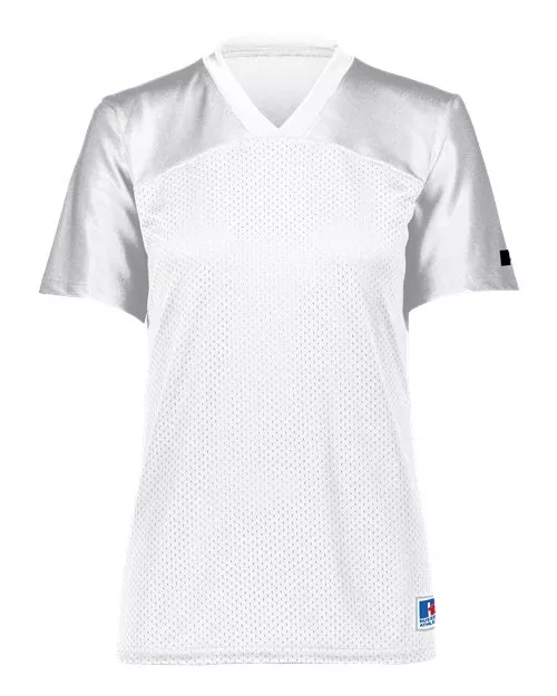 Russell Athletic R0593X Women's Solid Flag Football Jersey – 100% Nylon Tricot Mesh | XS–XL