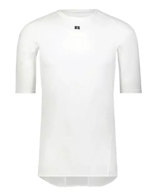 Russell Athletic R21CPM Unisex CoolCore Half Sleeve Compression Shirt – 84/16 Polyester/Elastane | S–3XL