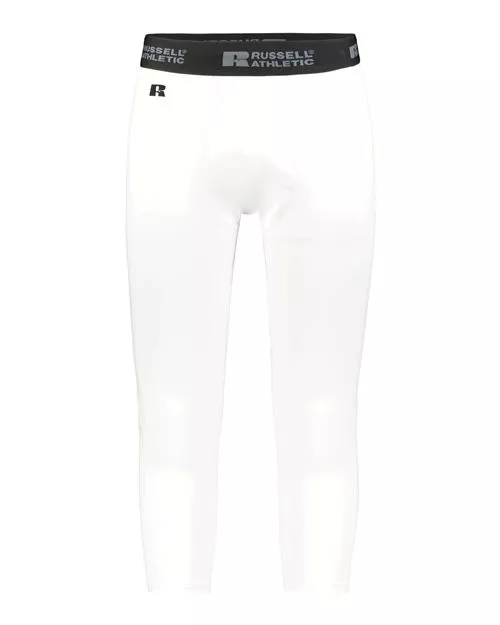 Russell Athletic R23CPM Unisex CoolCore Compression Tights – 84/16 Polyester/Elastane Full-Length | XS–3XL