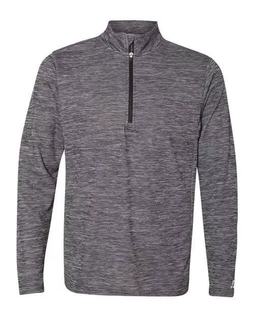 Russell Athletic Striated Quarter-Zip Pullover QZ7EAM Plus Size