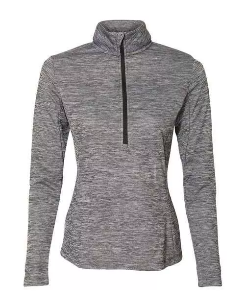 Russell Athletic Women's Striated Quarter-Zip Pullover QZ7EAX