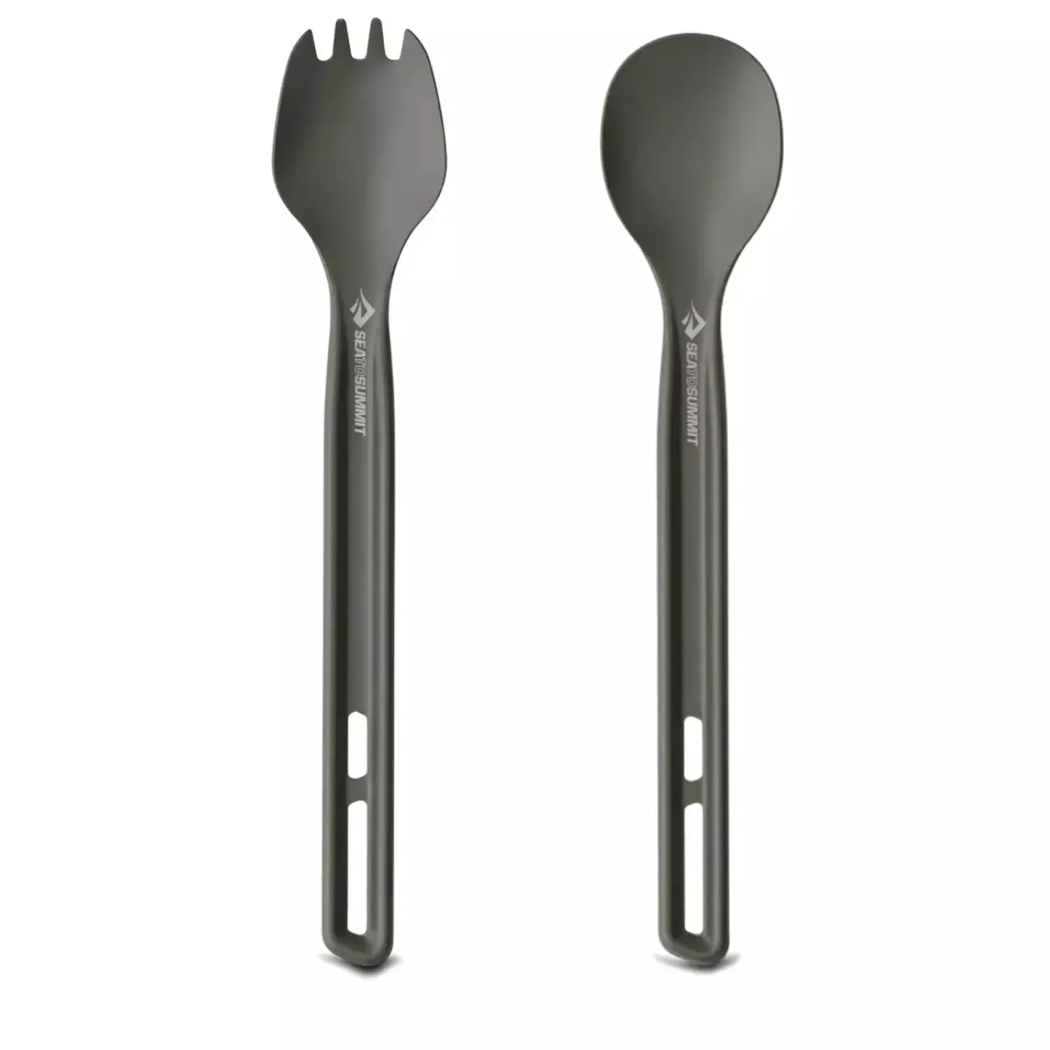 Sea to Summit Frontier Long Handle Utensil – Lightweight Hard-Anodized Aluminum Spoon with Stackable Design and Semi-Polished Food Contact Surface
