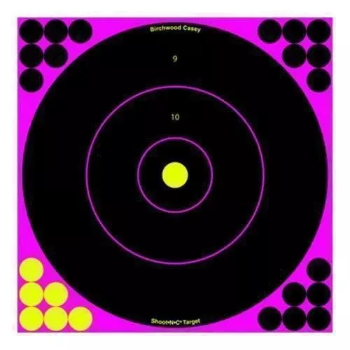 Shoot-N-C Bullseye Target Packs-12" (10 Targets)