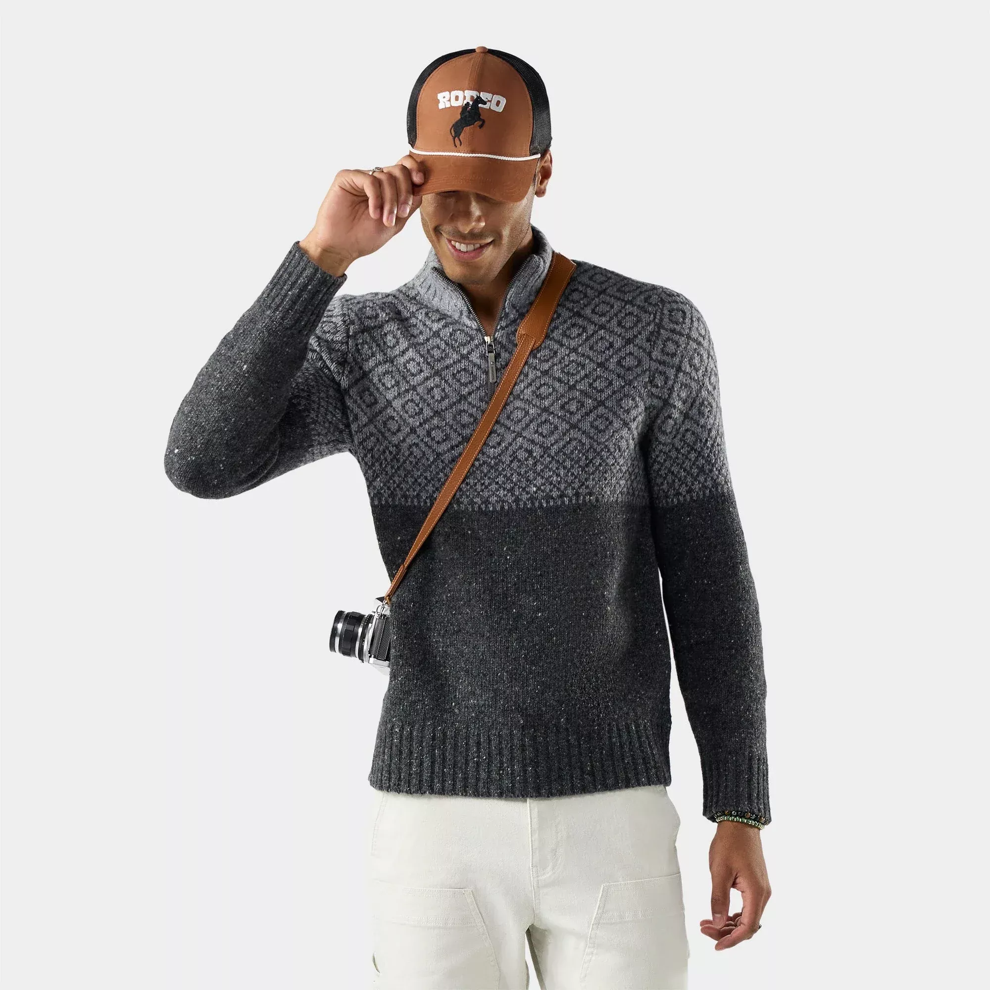 Smartwool Men's Summit 1/4 Zip Sweater | Cozy Merino Wool Blend Midlayer for Cold-Weather Comfort