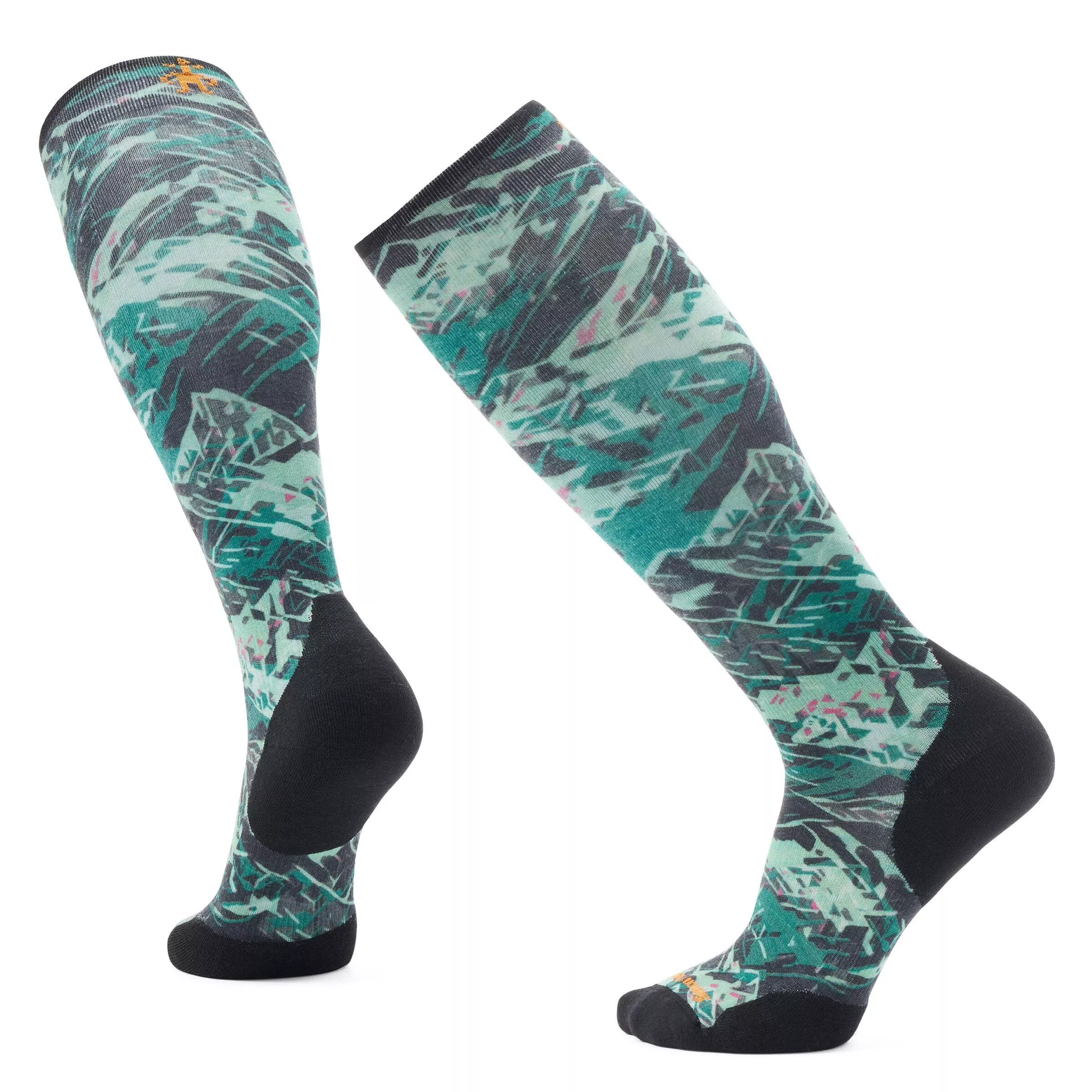 Smartwool Ski Targeted Cushion Green Slopes Over The Calf Socks |Conquer the Slopes: Ultimate Comfort and Performance with High-Tech Ski Socks