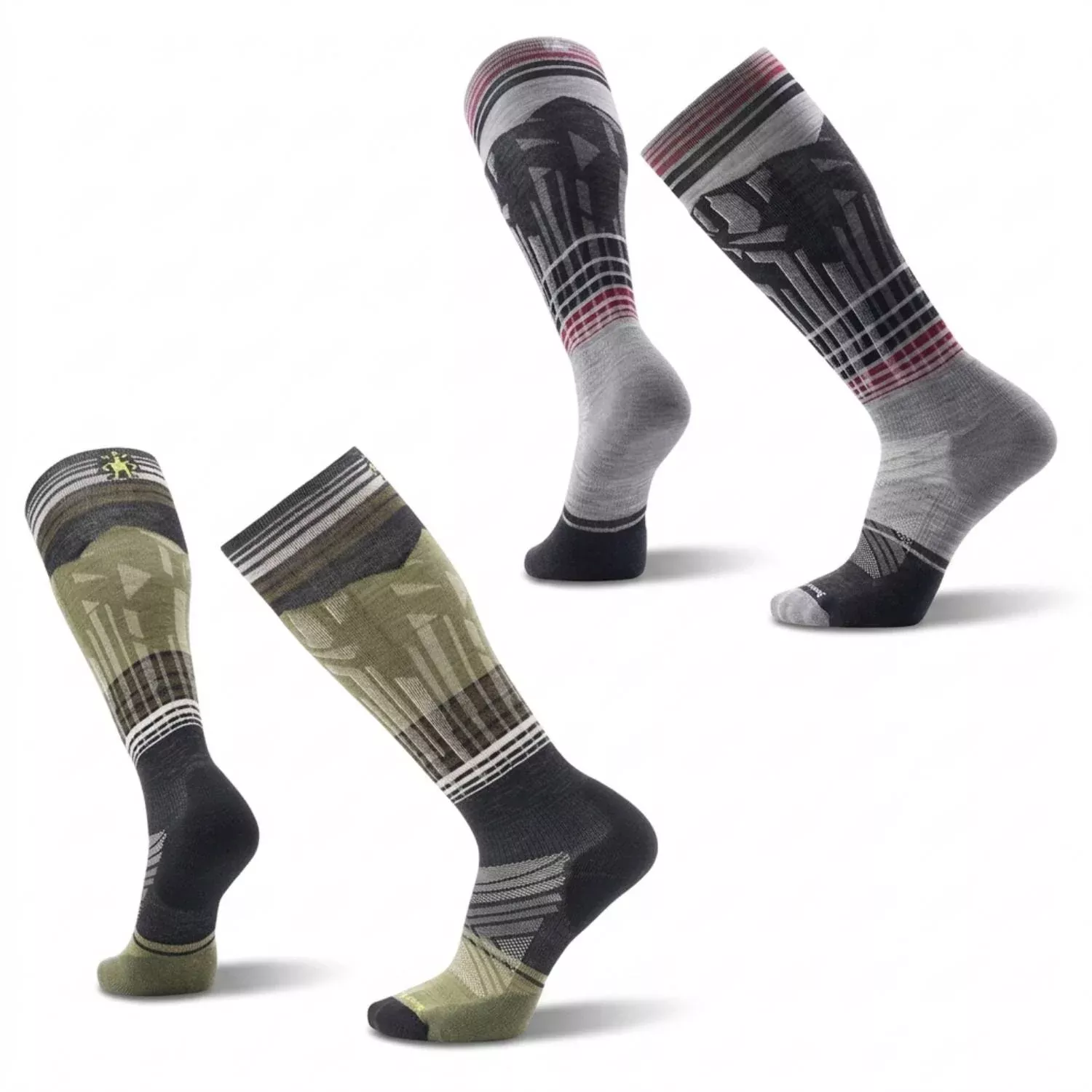 Smartwool Ski Targeted Cushion Summit Shot Over The Calf Socks | Stay Comfortable and Performance-Ready: Advanced Socks for All-Day Skiing