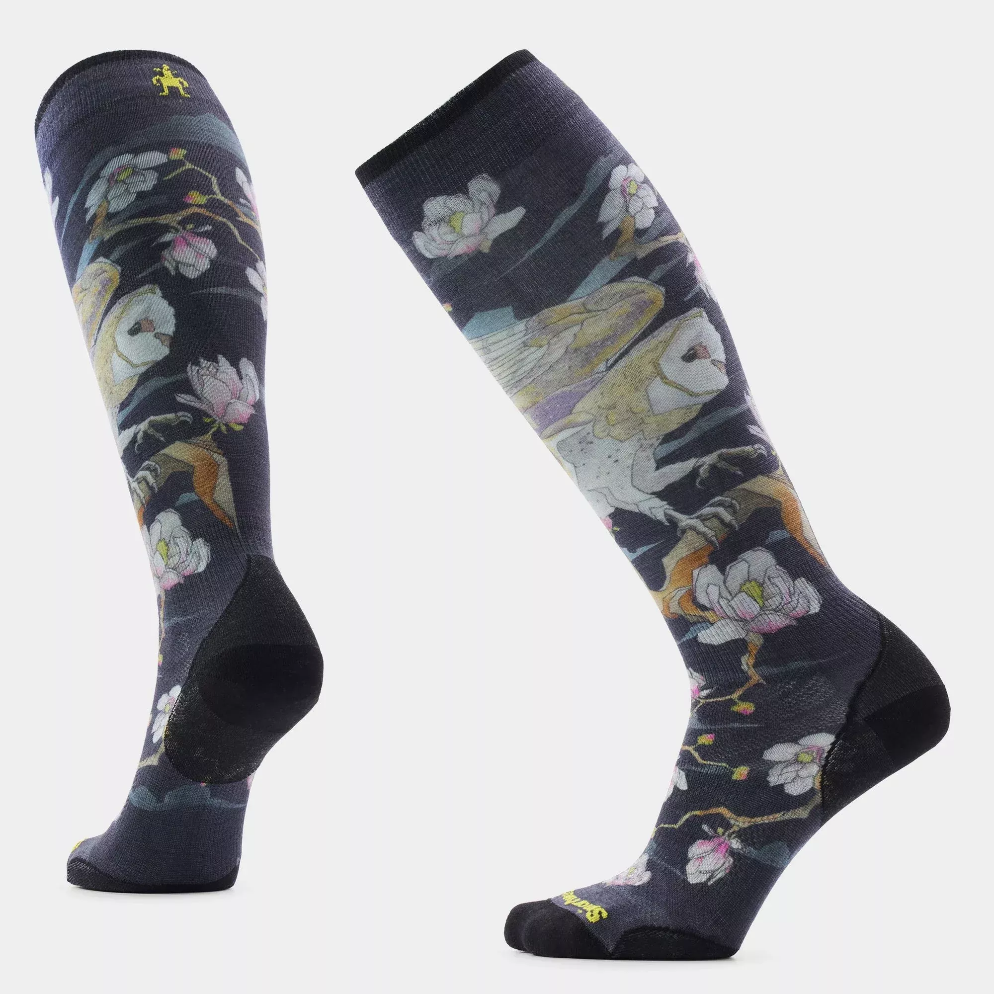 Smartwool Women's Ski Zero Cushion Nightwatcher Print Over The Calf Socks