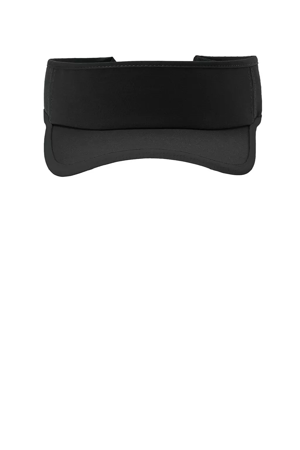 Sport-Tek Hats Mens Repeat Moisture Wicking Adjustable Visor - Black/Black