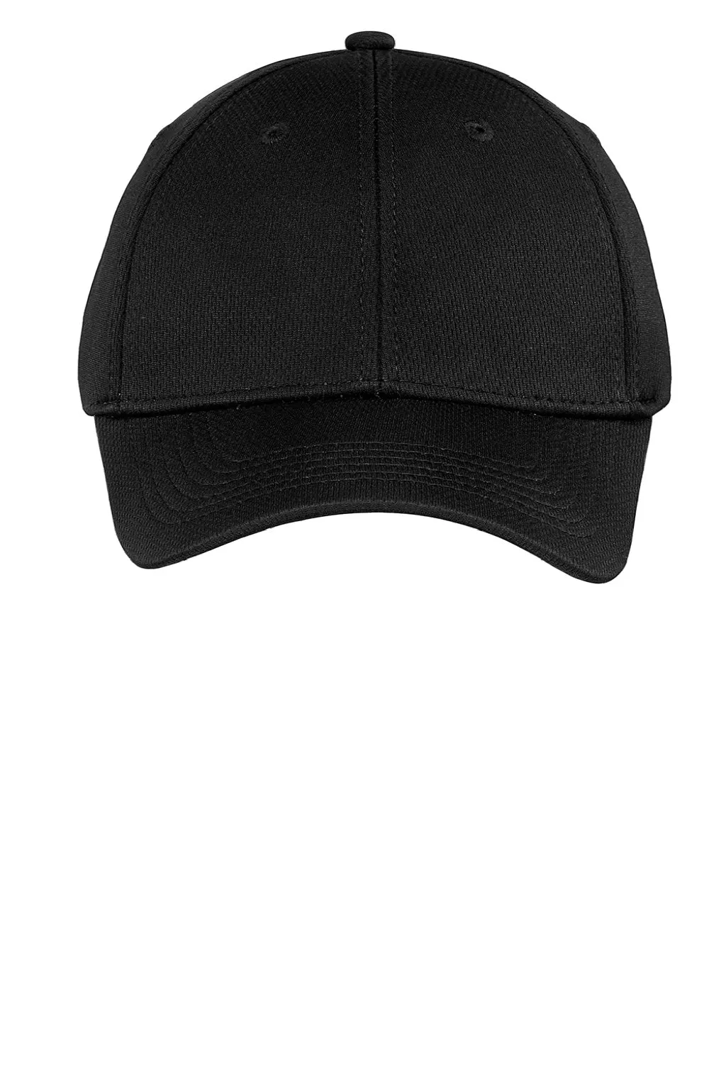 Sport-Tek Hats Youth Moisture Wicking RacerMesh Adjustable Hat - Black