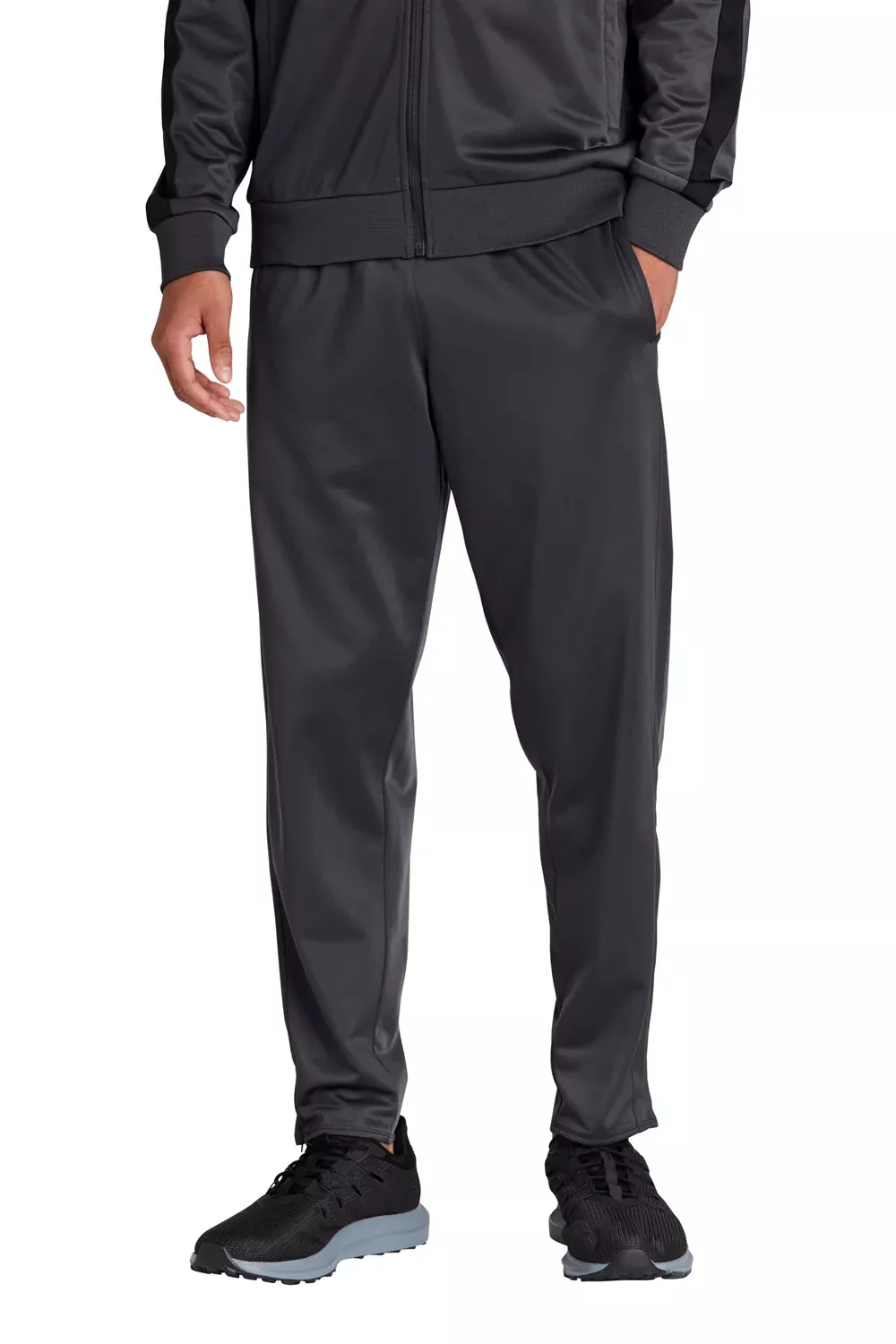 Sport-Tek Mens Tricot Track Pants w/ Pockets - Graphite Grey