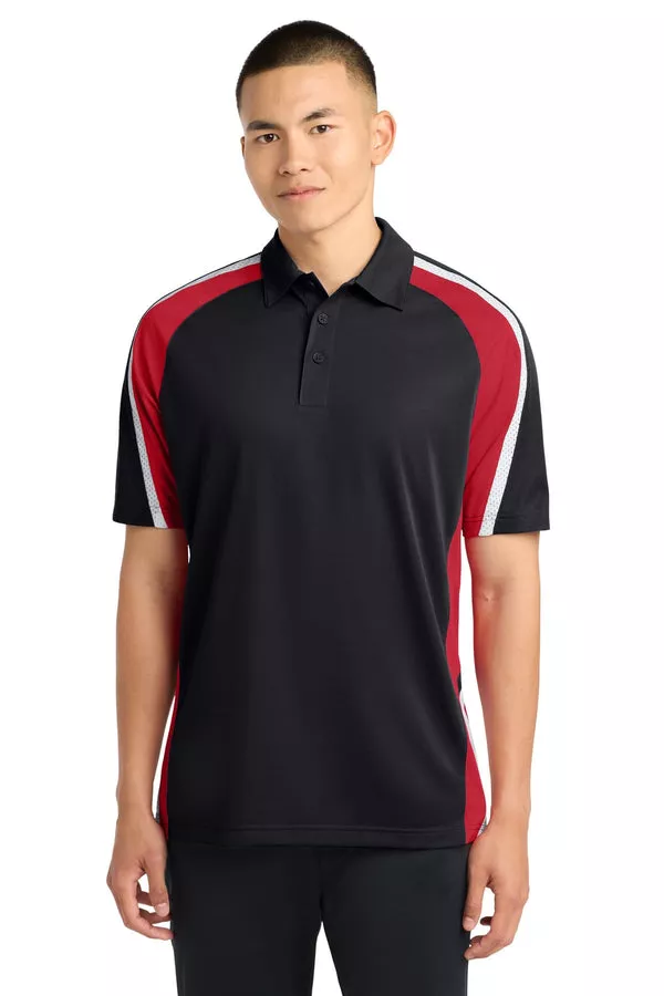 Sport-Tek ST654 Tricolor Micropique Sport-Wick Polo