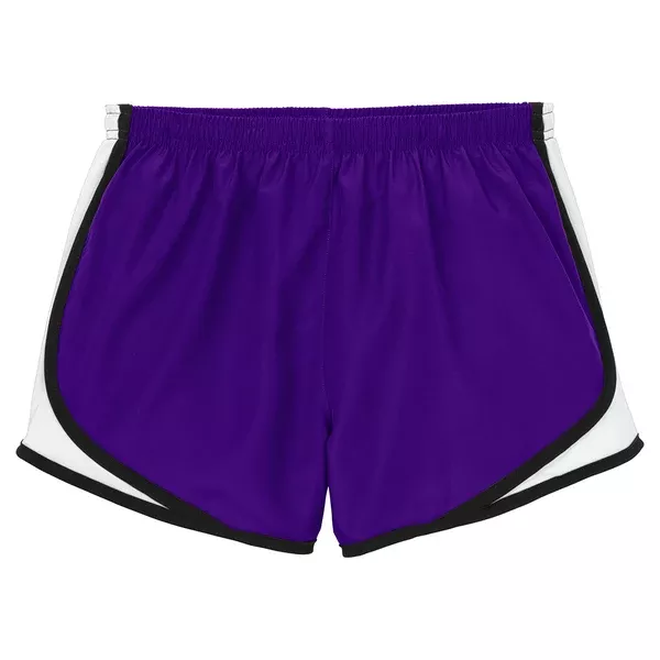 Sport-Tek Women's Purple/White/Black Cadence Short
