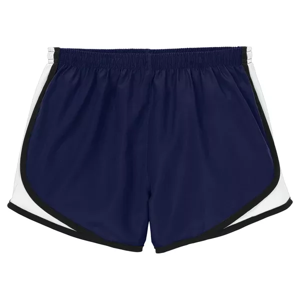 Sport-Tek Women's True Navy/White/Black Cadence Short