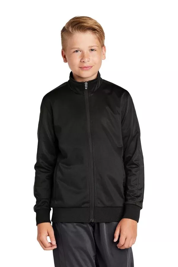 Sport-Tek YST94 Youth Tricot Track Jacket