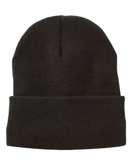 Sportsman 12" Jersey Lined Cuffed Beanie SP12JL