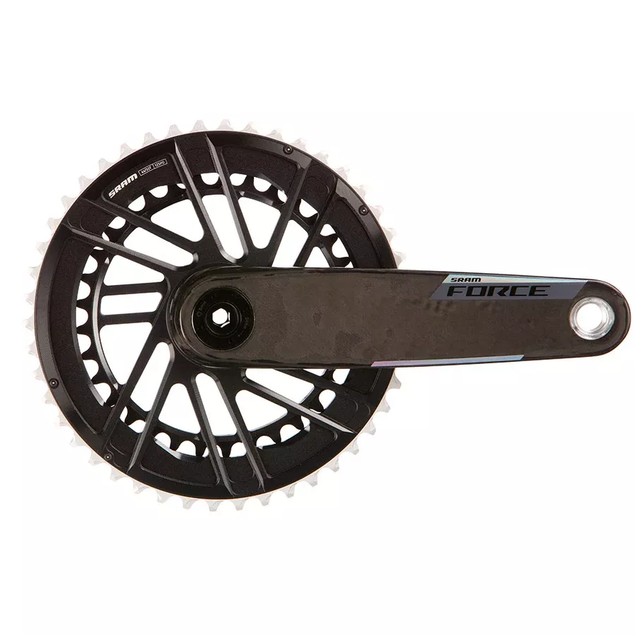 SRAM Force 2x E1 Crankset - Speed: 12 - Spindle: 28.99mm - BCD: Direct Mount SRAM 8 Bolt, 46/33