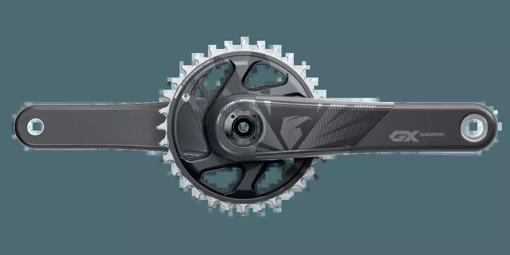 SRAM GX Carbon Eagle MTB Crankset | High-Performance Carbon Crankset with Enhanced Chain Control and Durability