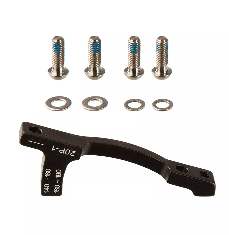 SRAM, Post Mount Bracket - Ti Bolt, Disc Brake Adaptor - Caliper: Post mount, Frame/Fork: Post mount
