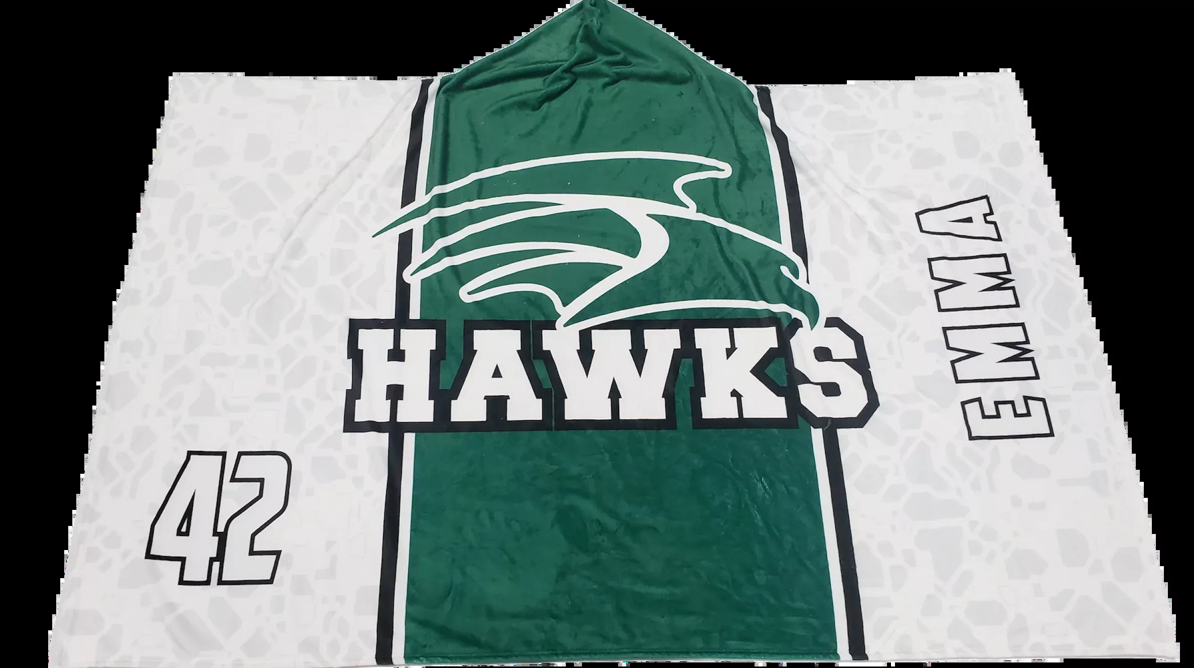 Sublimated Hooded Ultra Soft Blanket - 3 Sizes