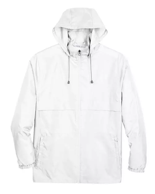 Team 365 TT73 Unisex Zone Protect Lightweight Jacket – 1.77 oz. Polyester Taffeta Water-Resistant Shell | XS–4XL