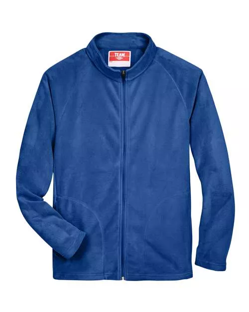 Team 365 TT90 Men's Campus Microfleece Jacket – 6 oz. 100% Polyester Microfleece | XS–4XL