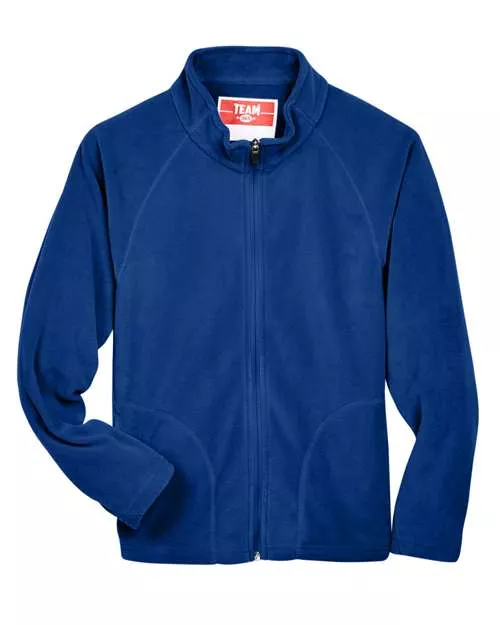 Team 365 TT90Y Youth Campus Microfleece Jacket – 6 oz. 100% Polyester Microfleece | S–XL
