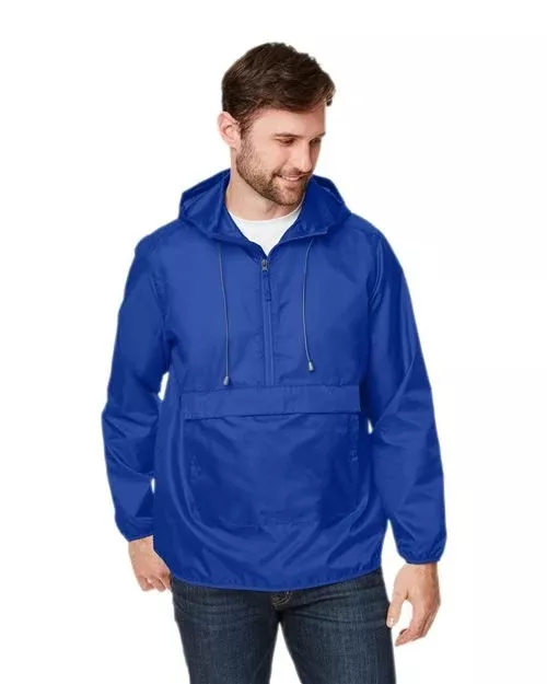 Team 365 Unisex Zone Protect Packable Anorak Jacket - Team 365 TT77