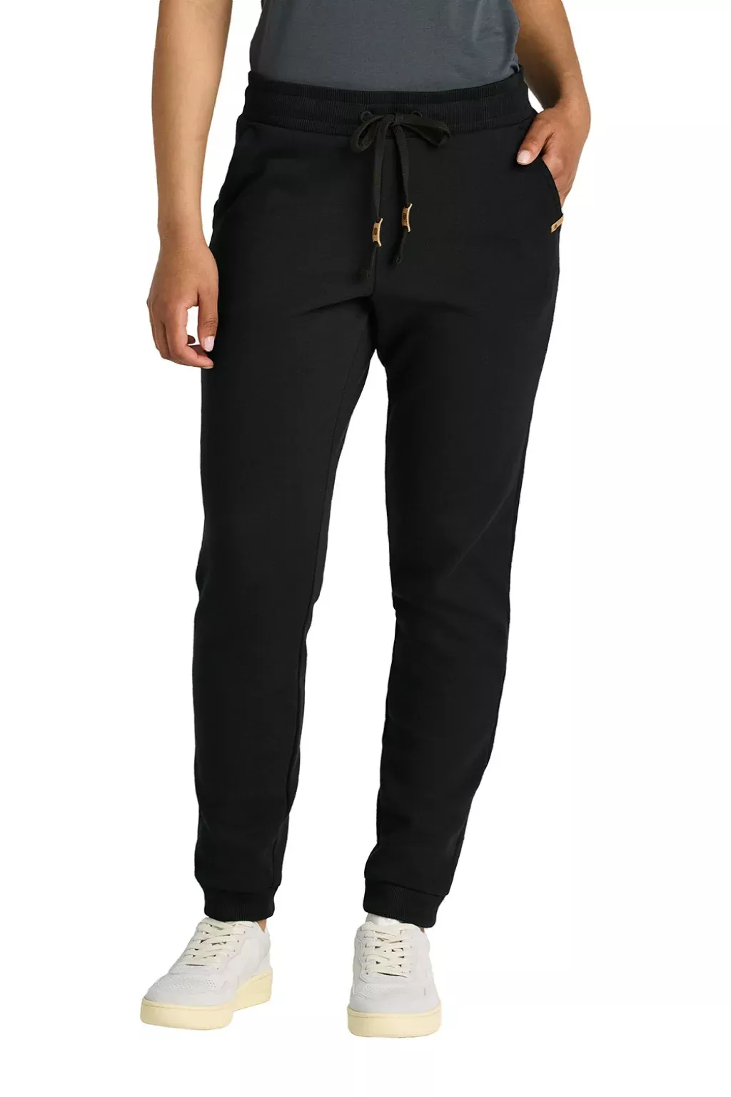 Tentree Womens Bamone Sweatpants w/ Pockets - Meteorite Black