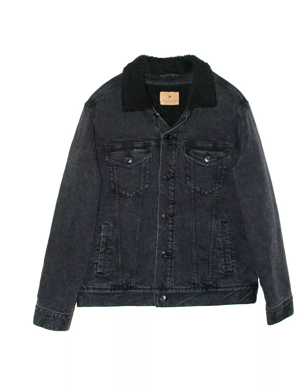 Threadfast Apparel Unisex Sherpa-Lined Denim Jacket
