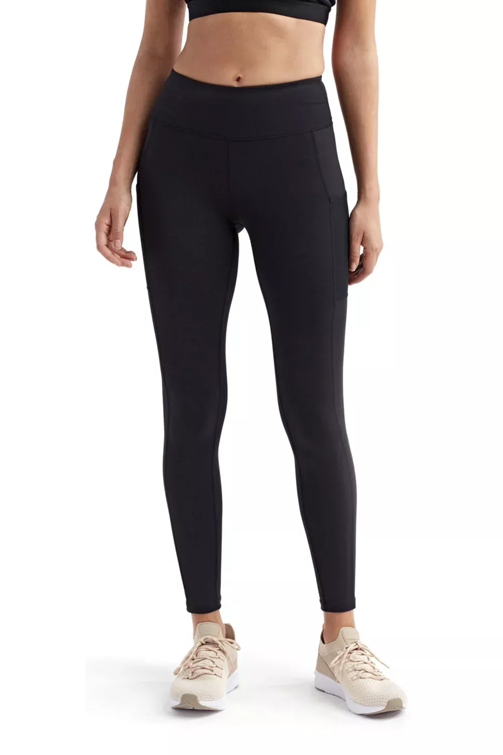TriDri Womens Danica Leggings w/ Pockets - Black