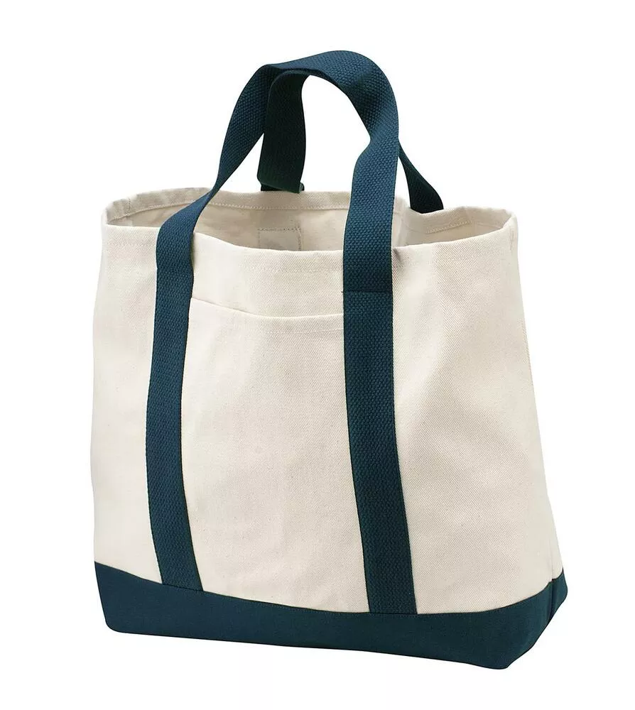 - Two-Tone Shopping Tote