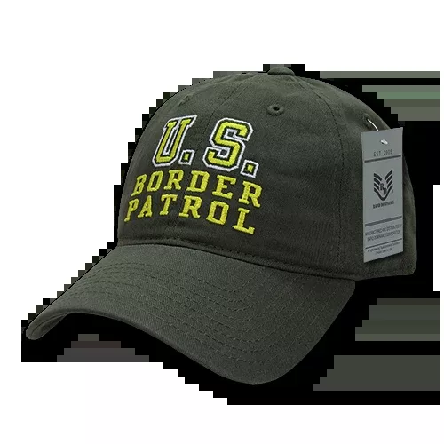 US Border Patrol Hat Relaxed Baseball Cap Customs - Rapid Dominance S78