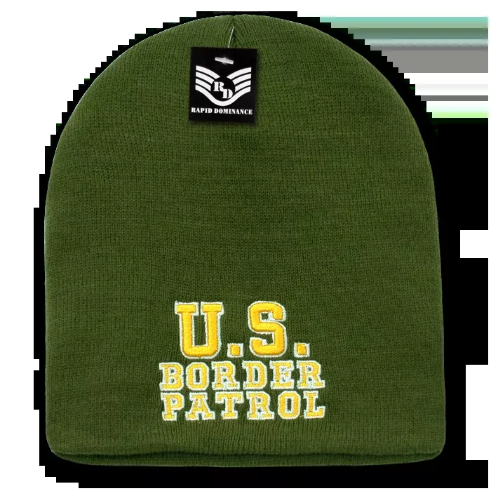 US Border Patrol Law Enforcement Knit Beanie Cap - R90