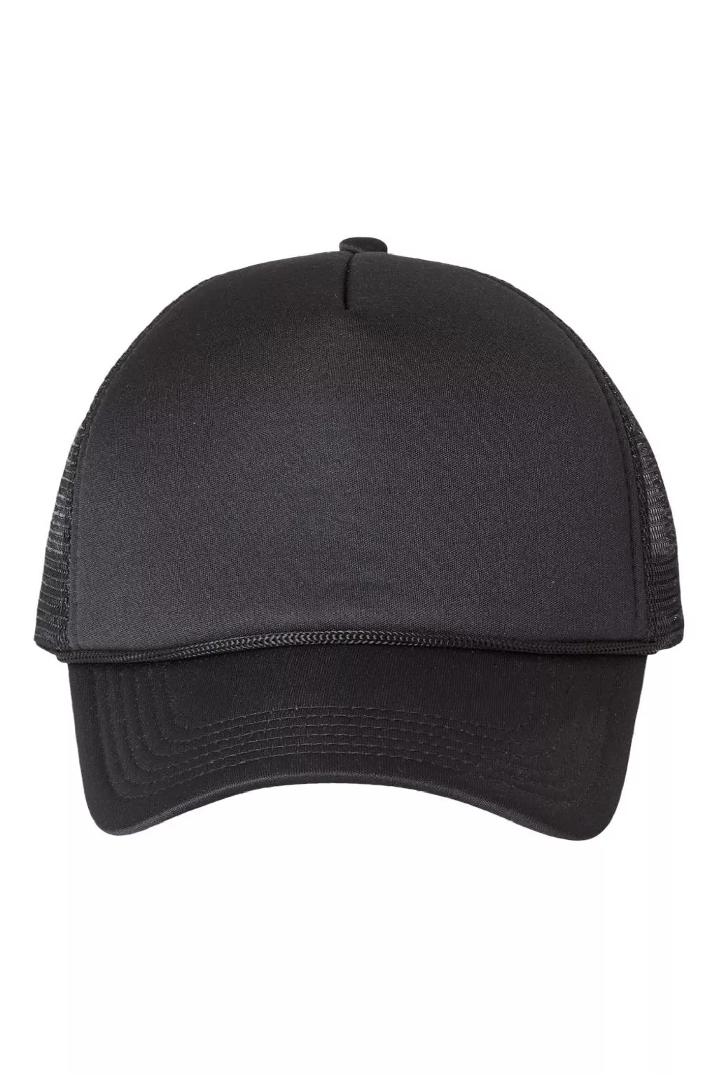 Valucap Hats Mens Foam Mesh Back Snapback Trucker Hat - Black