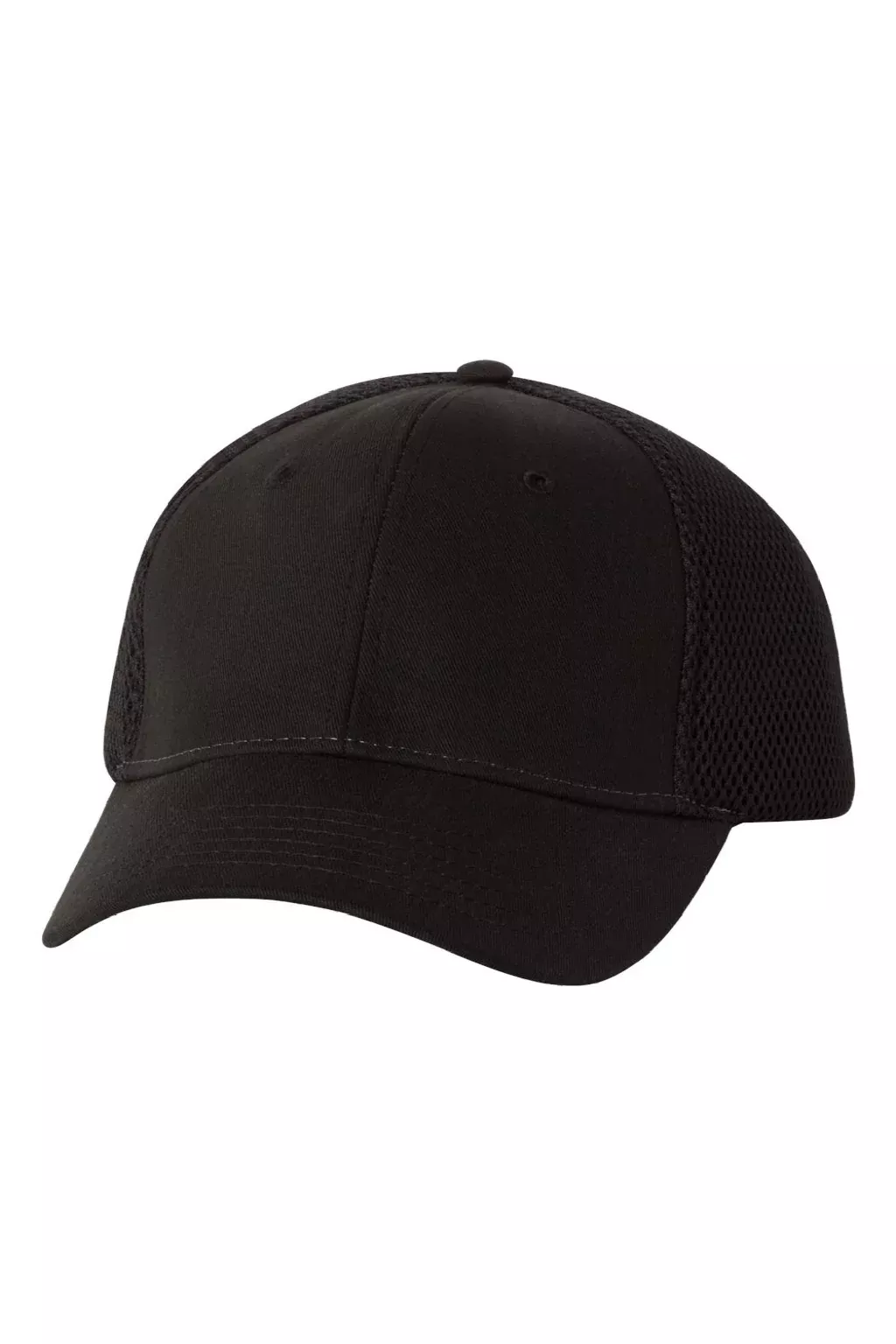 Valucap Hats Mens Spacer Mesh Back Adjustable Hat - Black