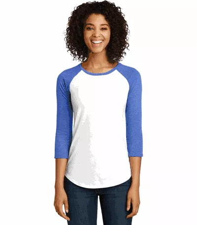 "VALUE TEES" Juniors FittedFashion Baseball Tee DT6211-VAL