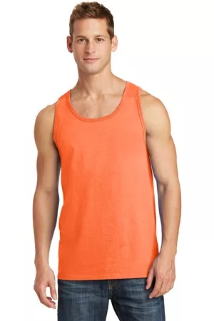 "VALUE TEES" Mens Basic 100%Cotton Tank Top. PC54TT-VAL (White 4.49)