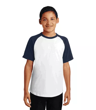 "VALUE TEES" Youth Short Sleeve Baseball Tee YT201-VAL