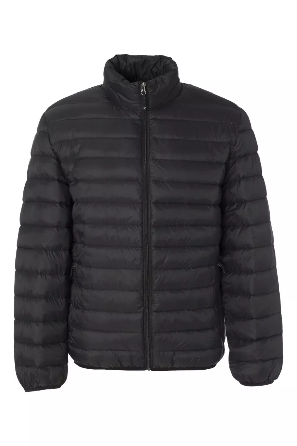 Weatherproof Mens 32 Degrees Packable Down Wind & Water Resistant Full Zip Jacket - Black