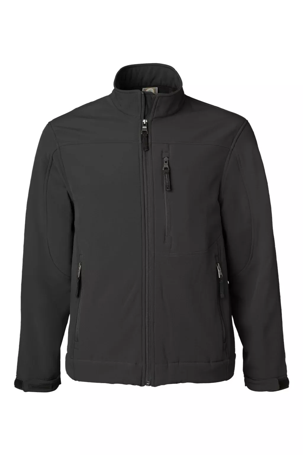 Weatherproof Mens Wind & Water Resistant Soft Shell Full Zip Jacket - Black