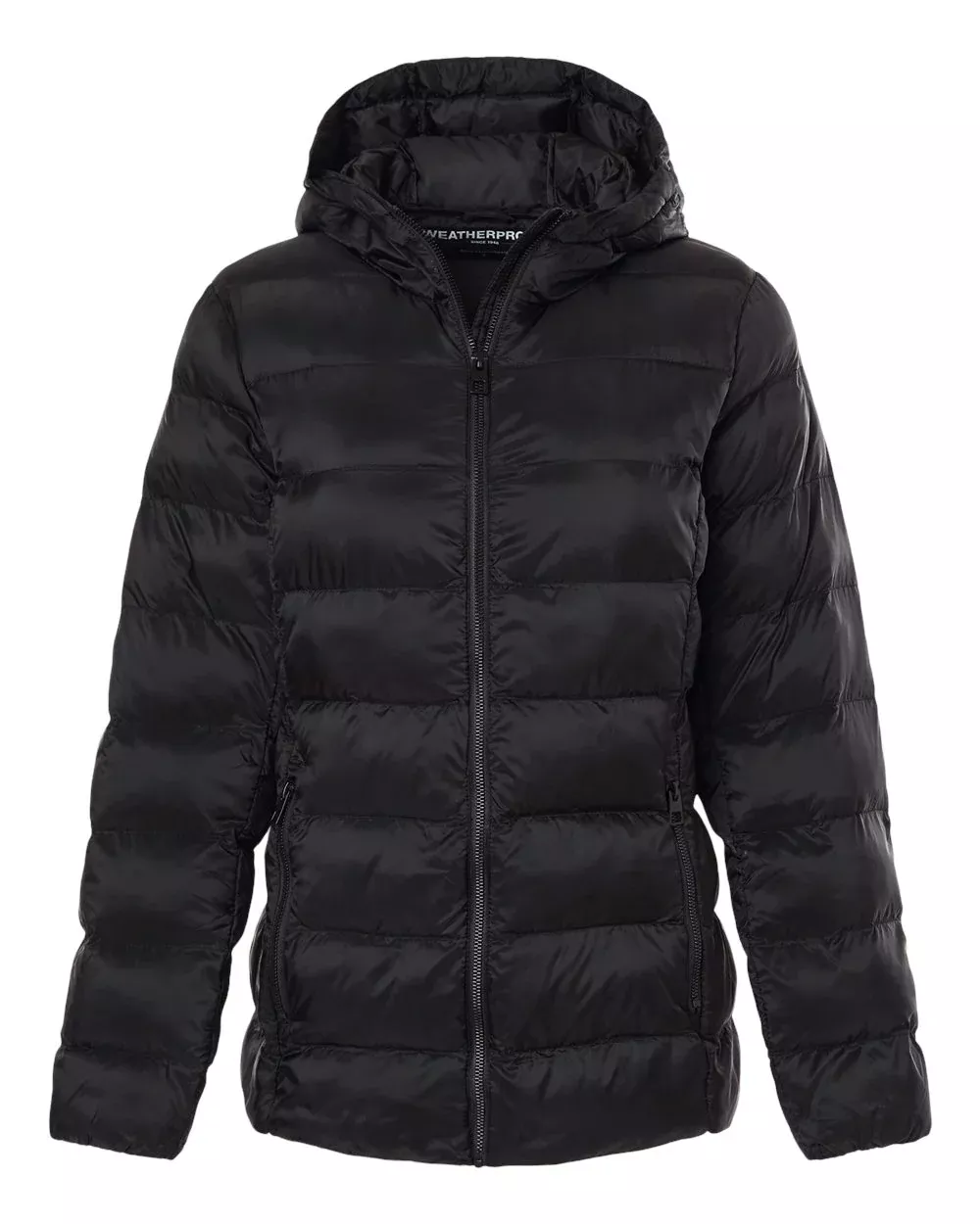 Weatherproof Women's Lightweight Poly-filled Hooded Puffer Jacket