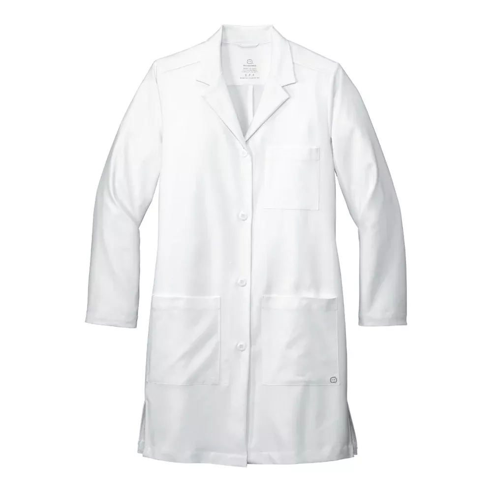 Wink Womens Long Lab Coat WW4172 WonderWink