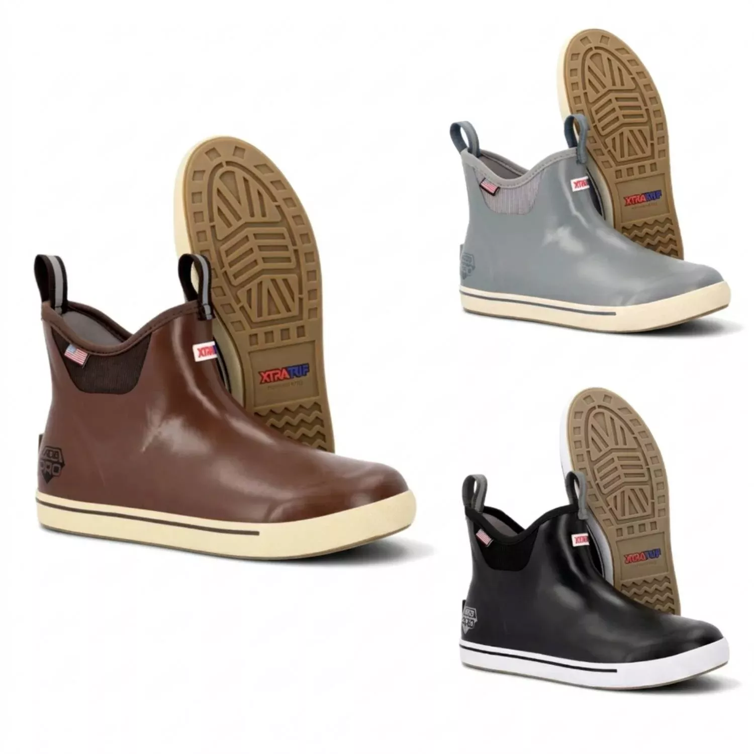 Xtratuf Ankle Deck Boot Pro - Men's Waterproof Slip-Resistant Work Boot