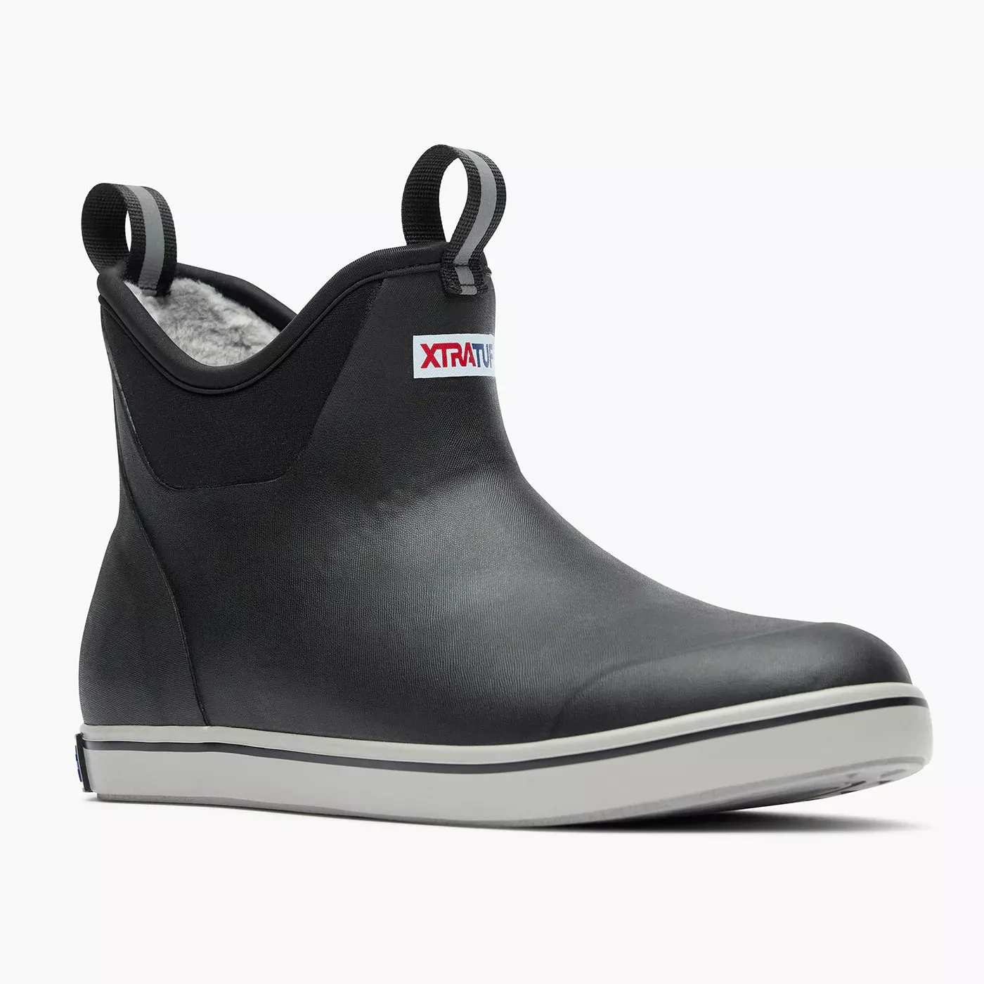 Xtratuf Men's Fleece-Lined Ankle Deck Boot - Waterproof Winter Boot