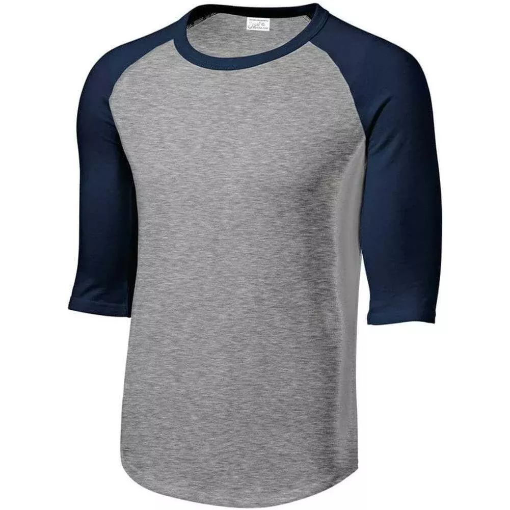 Youth 3/4 Sleeve Cotton Baseball Tee Shirts